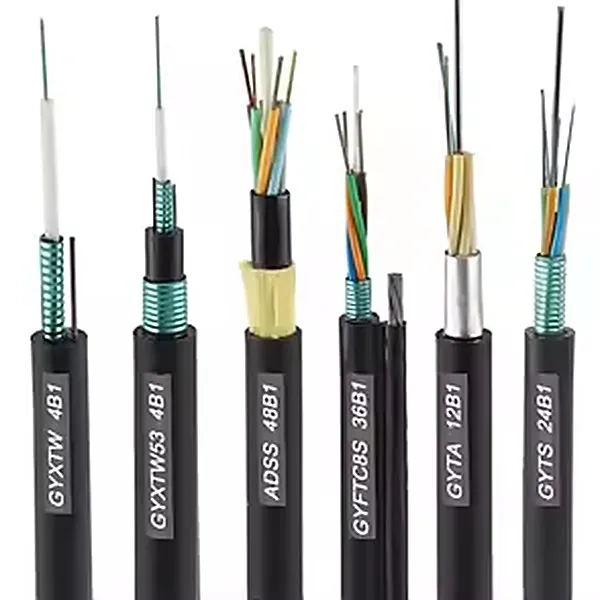 ADSS all-dielectric self-supporting cable cross section