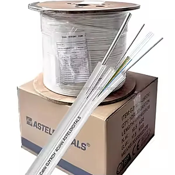 FTTH flat drop cable with export packaging
